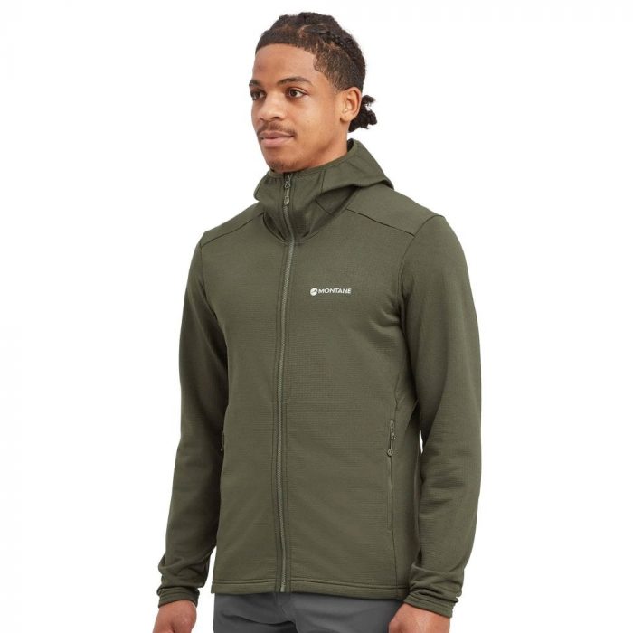 Mens green mid layer