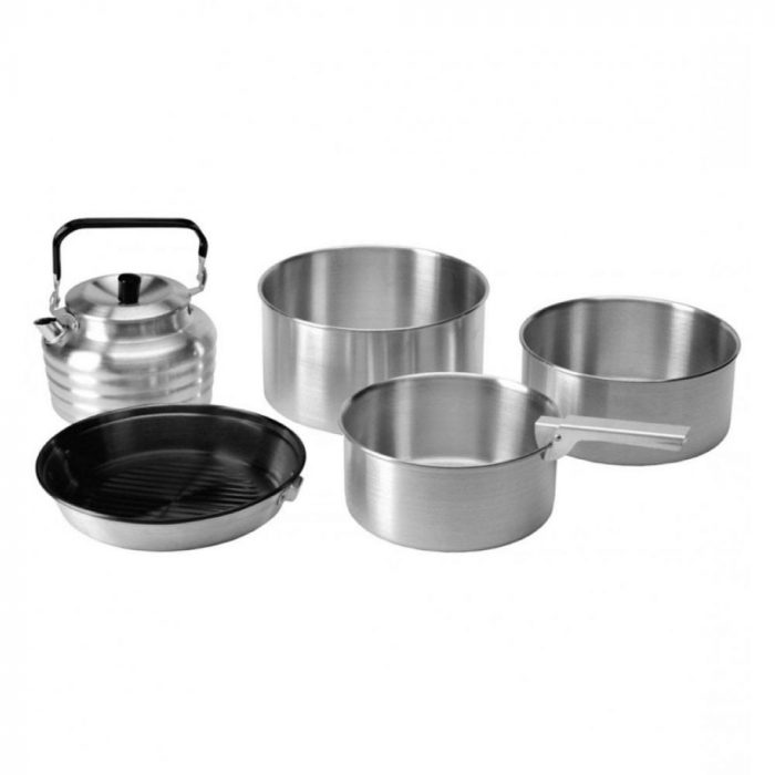 Stainless steel cookset