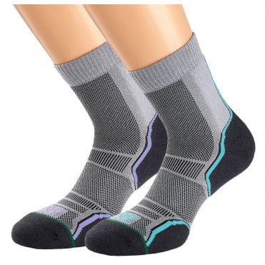 1000 Mile Womens Trail Sock - Twin Pack