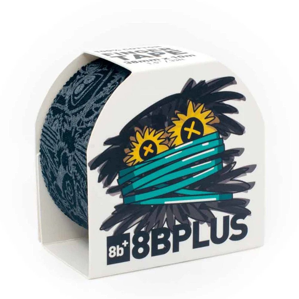 8BPlus Climbing Finger Tape - 38mm x 10m: Black Colour: Black