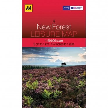 AA Leisure Map 4 New Forest
