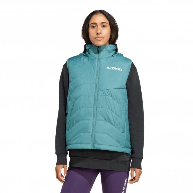 Adidas  Womens Multi Terrex Insulated Hooded Vest