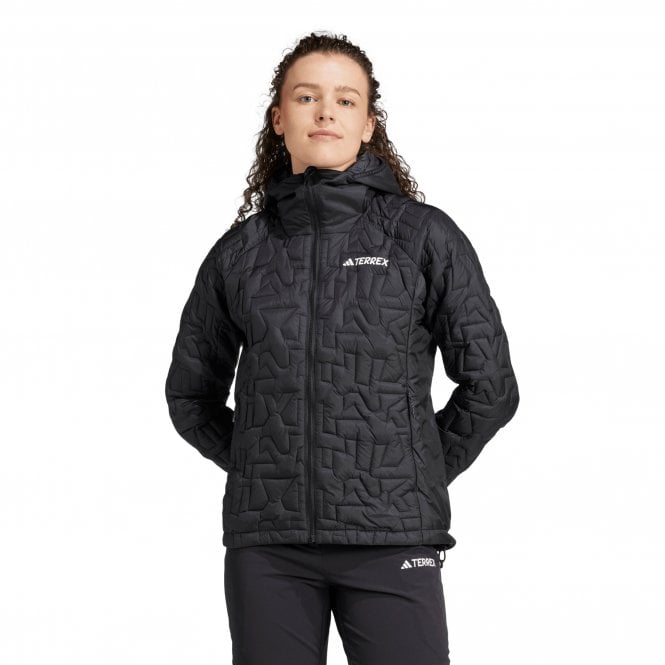 Adidas  Womens Terrex Xperior PrimaLoft Loose Fill Insulated Hooded Jacket
