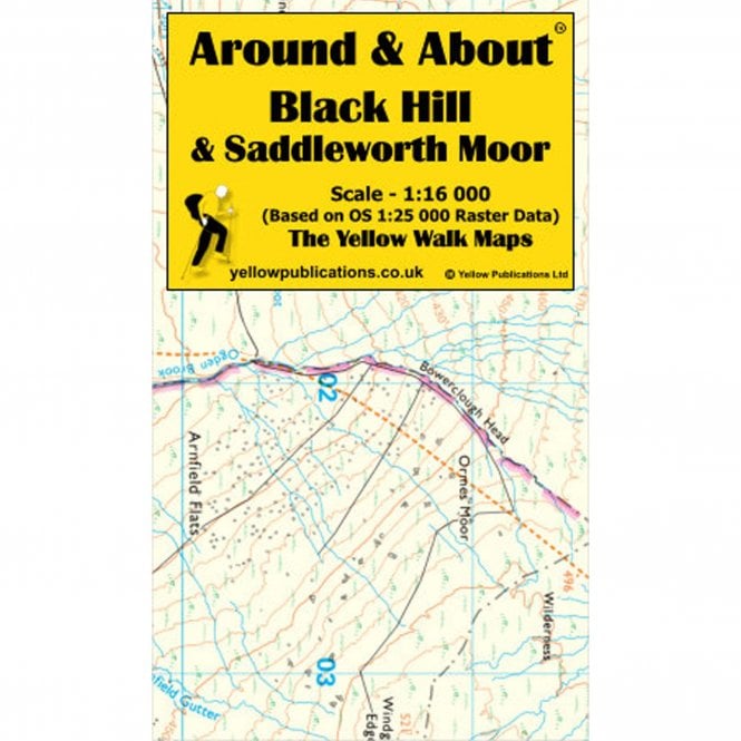 Ordnance Survey Around & About - Black Hill Walking Map