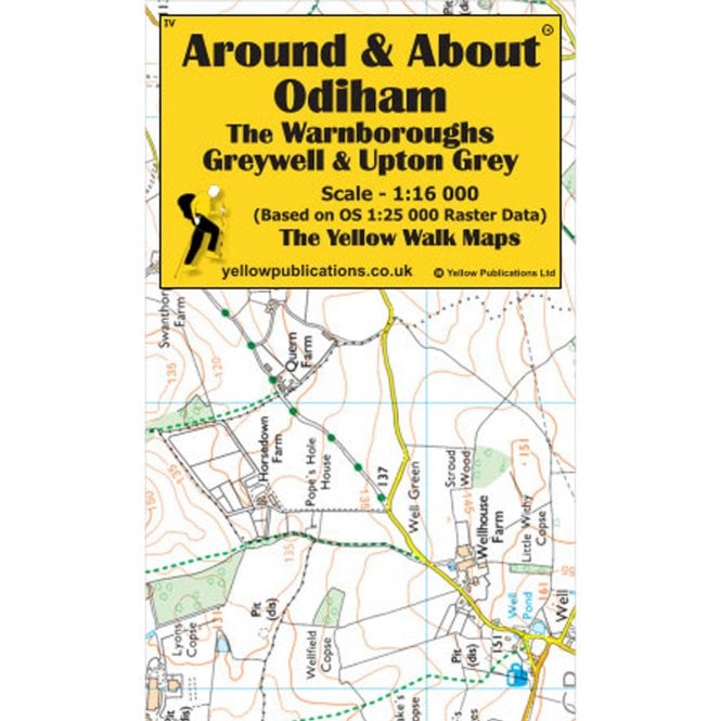 Ordnance Survey Around & About - Odiham Walking Map