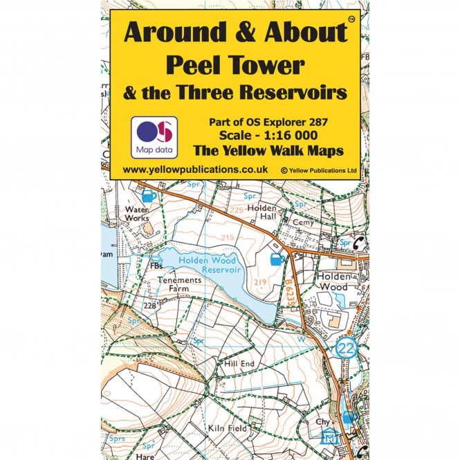 Ordnance Survey Around & About - Peel Tower Walking Map