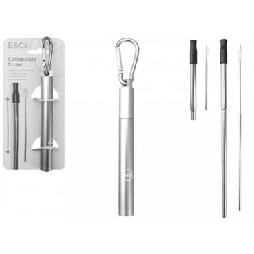 BandCo Extending Stainless Steel Straw in Carry Case