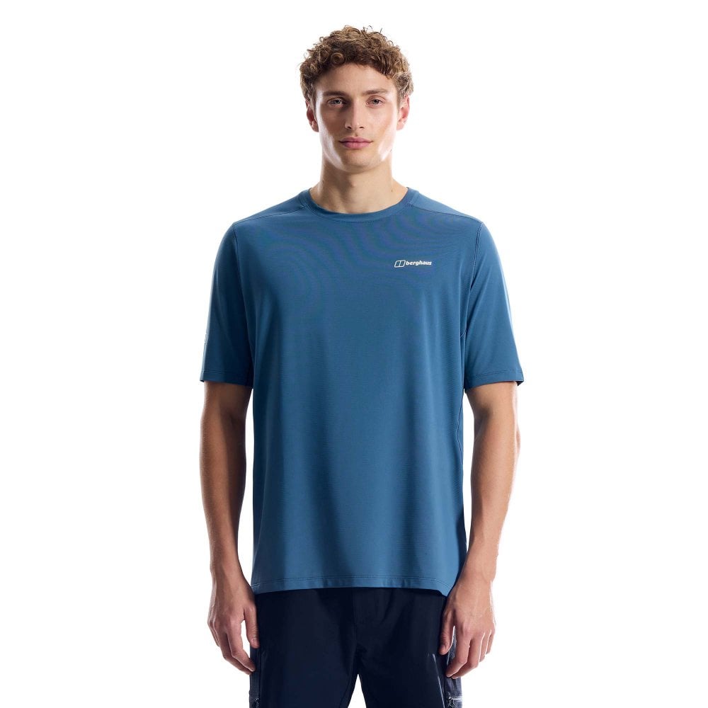 Berghaus Men's Bowburn Tech Tee: : :, Colour: Dark Blue Xxl - Outdoor Action