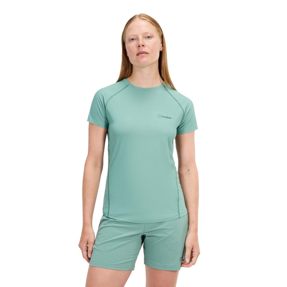 Berghaus Women's 24/7 Short Sleeve Crew Tech Baselayer T-Shirt Light Terrain 16 16 - Image 3