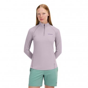 Berghaus Womens 24/7 Half Zip Long Sleeve Tech Tee