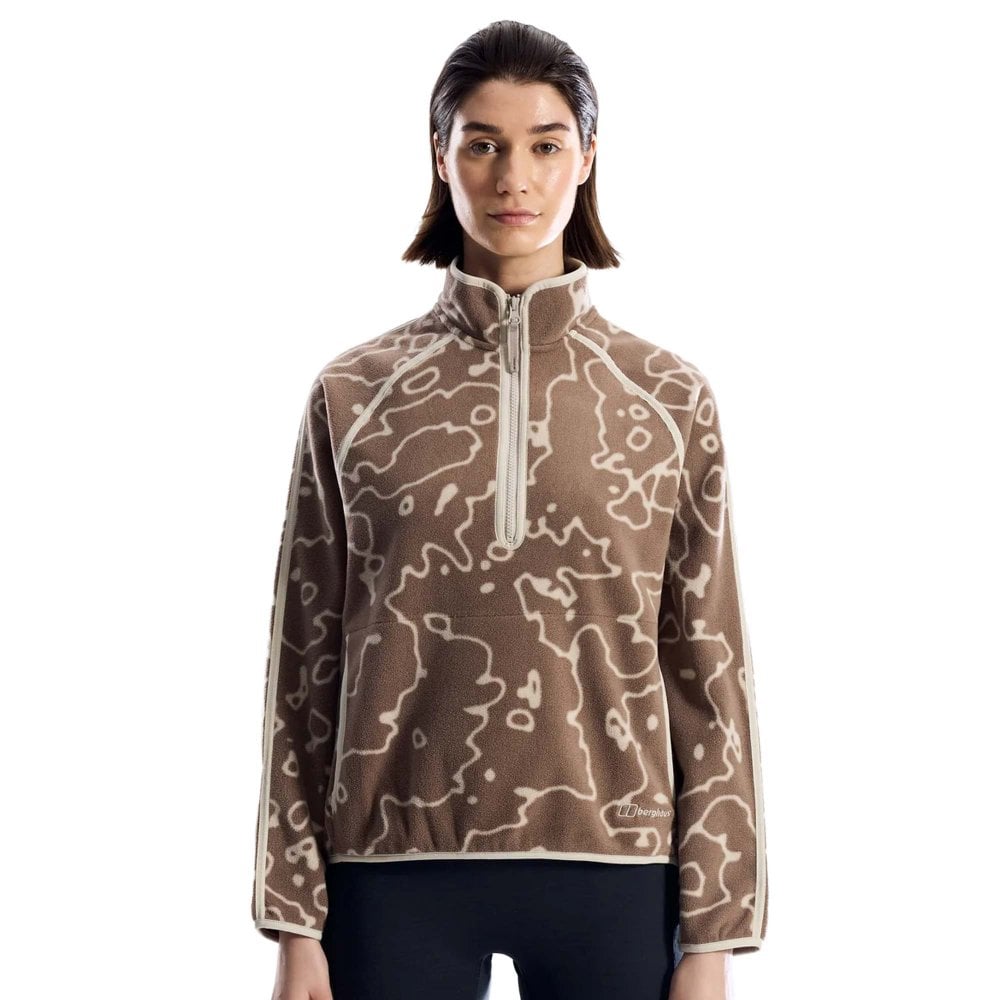 Bamburgh Half Zip Fleece - Volcanic Ash/Stone Women's - Image 3