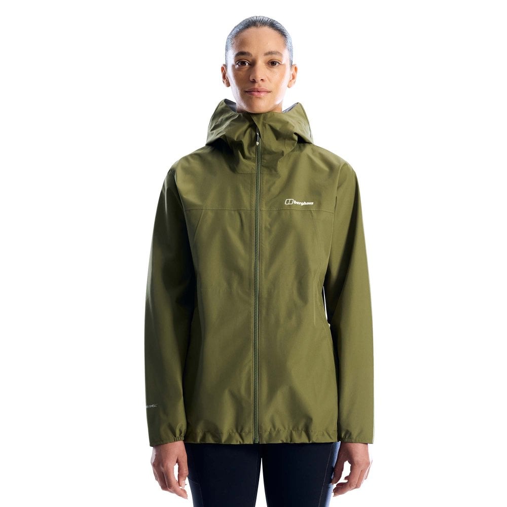 Berghaus Women's Deluge Pro 3.0 Waterproof Jacket : : :, Green Size 16 - Outdoor Action