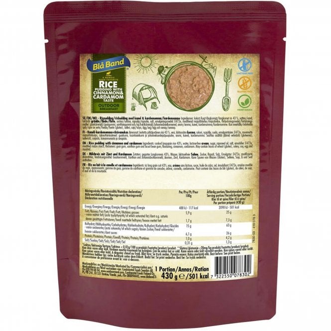 Bla Band  Rice Pudding with Cinnamon & Cardamon Wet Meal 430g