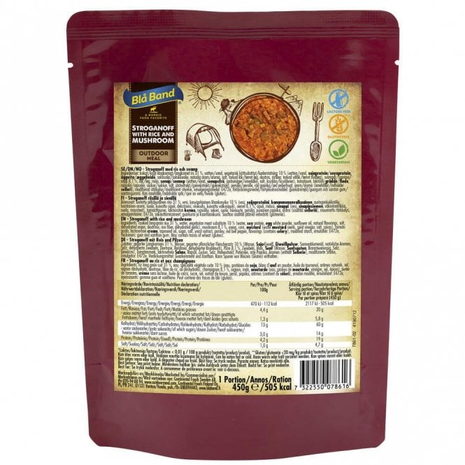 Bla Band  Stroganoff with Rice & Mushrooms Wet Meal 450g