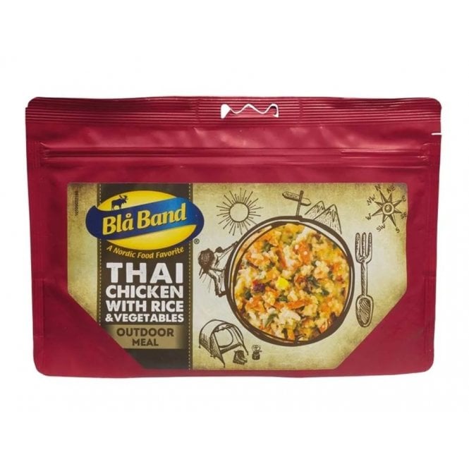 Bla Band  Thai Chicken with Rice and Vegetables Dried Outdoor Meal 143g