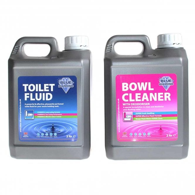 Blue Diamond  Double Pack Toilet Fluid & Cleaner - 2 Litre