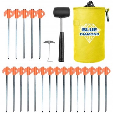 Blue Diamond Hard Ground Peg Kit