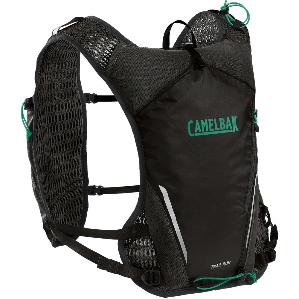 Camelbak Trail Run Vest with Two 17oz Quick Stow Flasks : Black Colour
