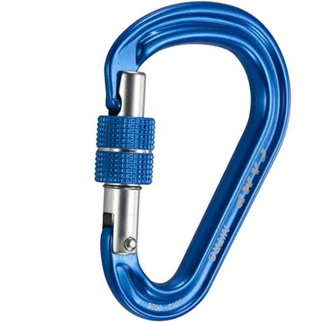 Camp  HMS Nitro Lock Carabiner -Blue