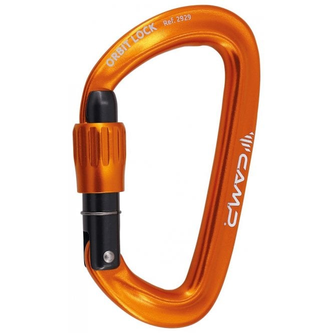 Camp  Orbit Lock Carabiner - Orange