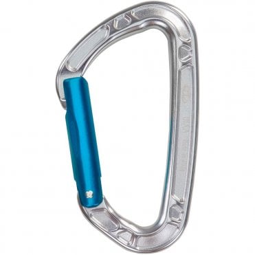 Climbing Technology Aerial Pro Straight Gate Carabiner - Silver/Blue