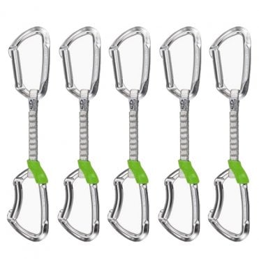 Climbing Technology Lime 12cm 5 Piece Quickdraw Set