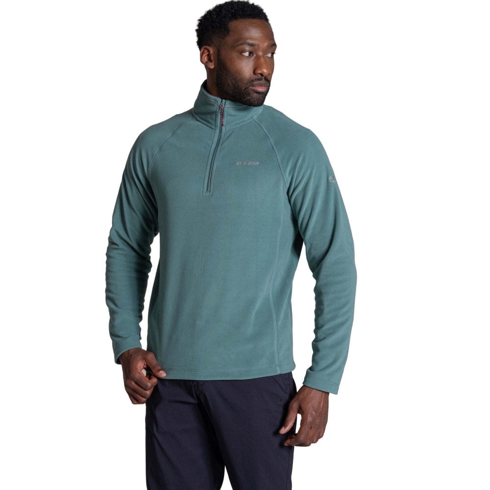 Craghoppers Men's Corey Vi Half Zip Fleece: : :, Colour: Green Ridge Medium - Outdoor Action