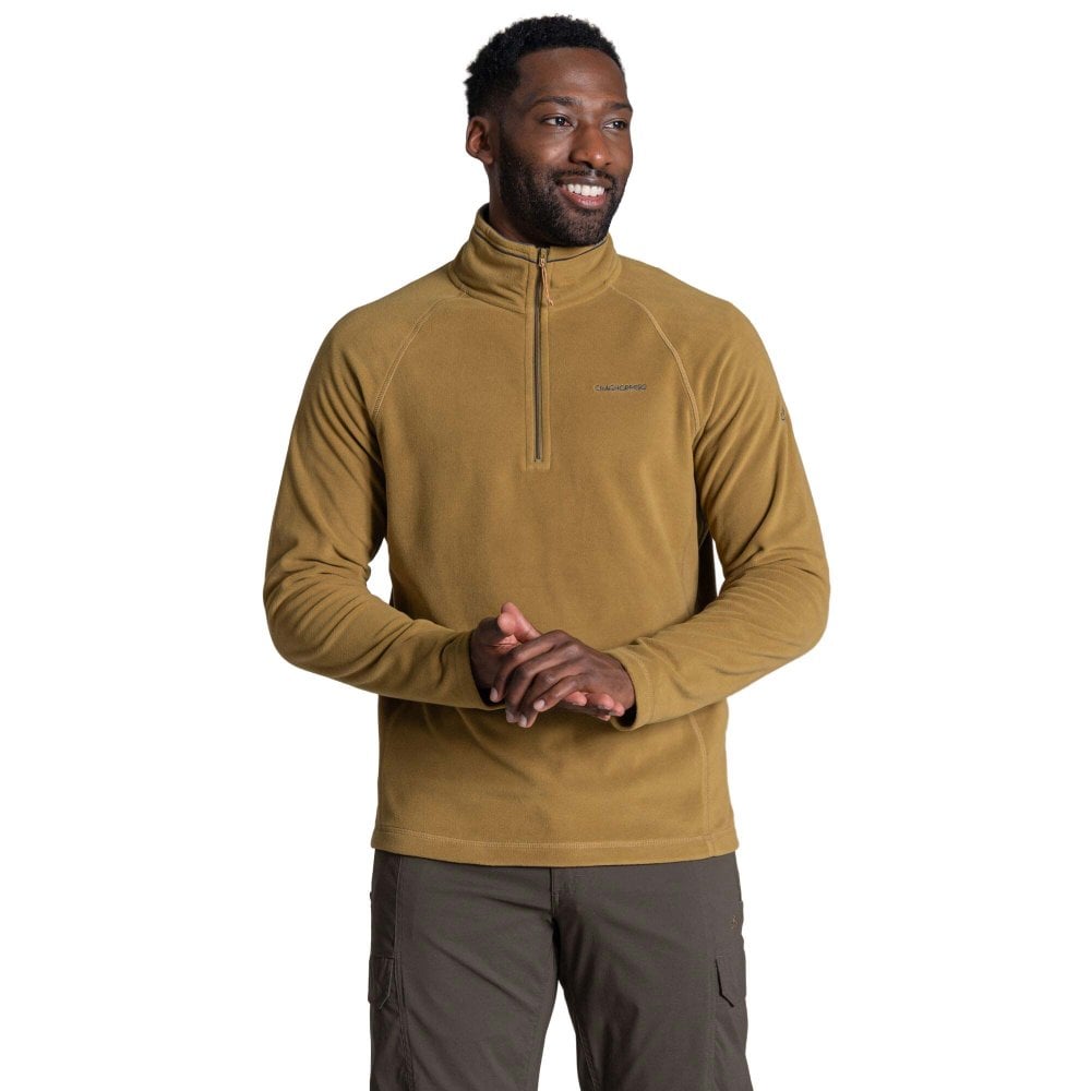 Craghoppers Men's Corey Vi Half Zip Fleece: : Colour: Algae Gr Algae Green Extra Large - Outdoor Action