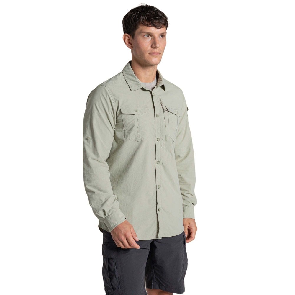 Craghoppers Men's Green Nosilife Adventure Long Sleeved Shirt Iii Size: Xxl - Image 3