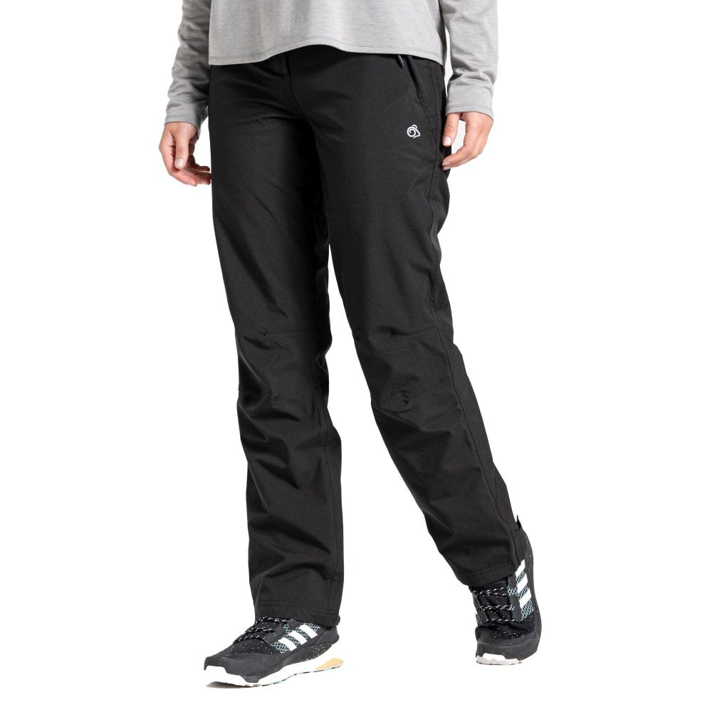 Craghoppers Women's Black Waterproof Aysgarth Ii Thermo Trousers Size: 10L - Image 2