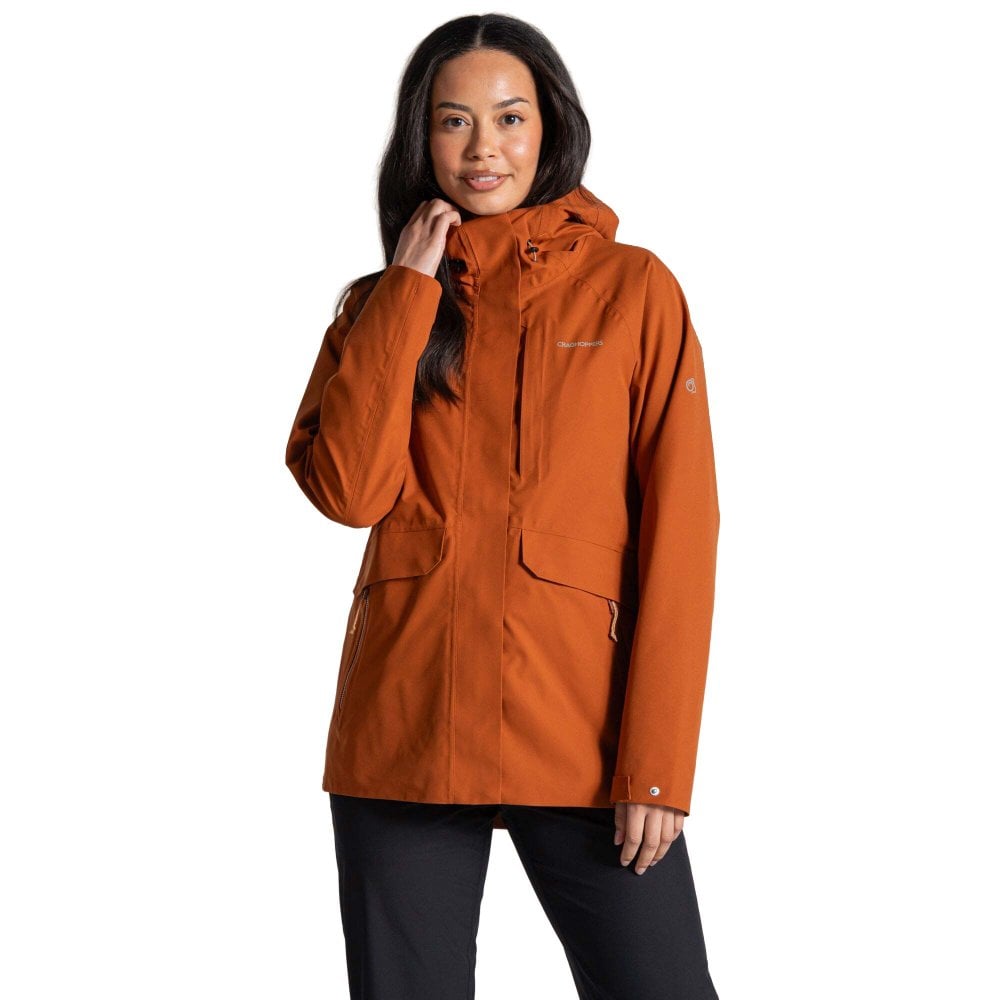 Craghoppers Women's Caldbeck Ii Waterproof Jacket: : :, Hazel Size 10 - Outdoor Action