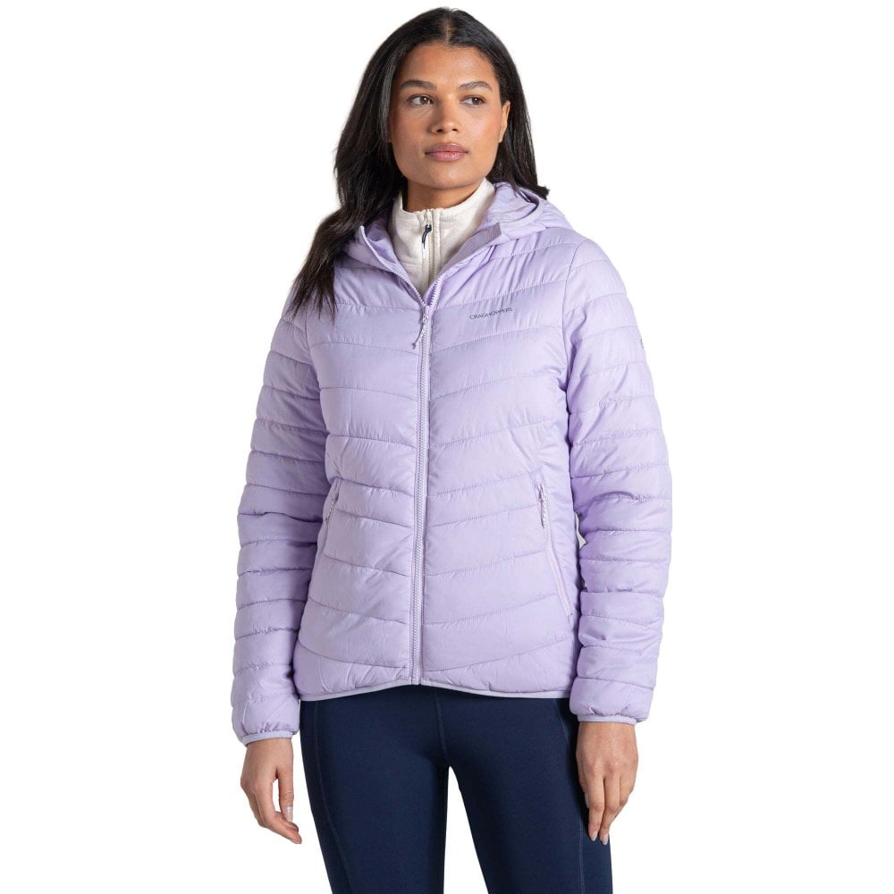 Craghoppers Women's Compresslite Ix Hooded Jacket: : Parma Violet Size 8 - Outdoor Action