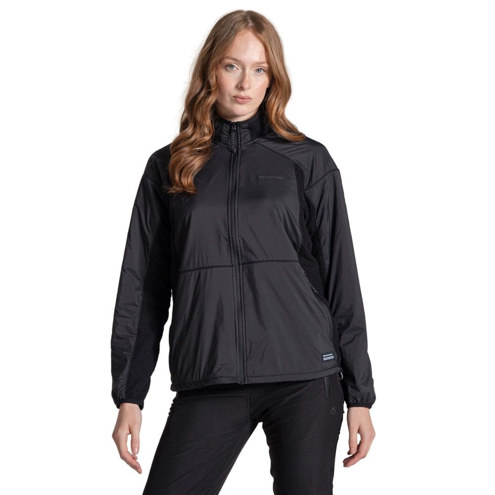 Craghoppers Women's Compresslite Lite Hybrid Fleece Jacket: : Black Size 10 - Outdoor Action