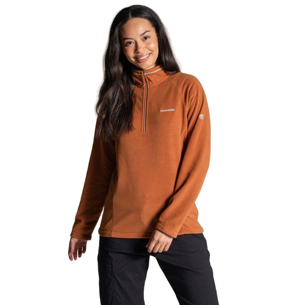 Craghoppers Women's Miska Vi Half Zip Fleece: : :, Colou Hazel Size 12 - Outdoor Action