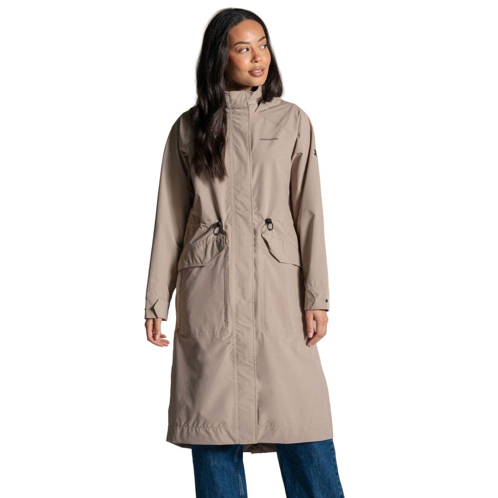 Craghoppers Women's National Trust Saxifrage Waterproof Jacket: : 1 Fawn Size 10 - Outdoor Action