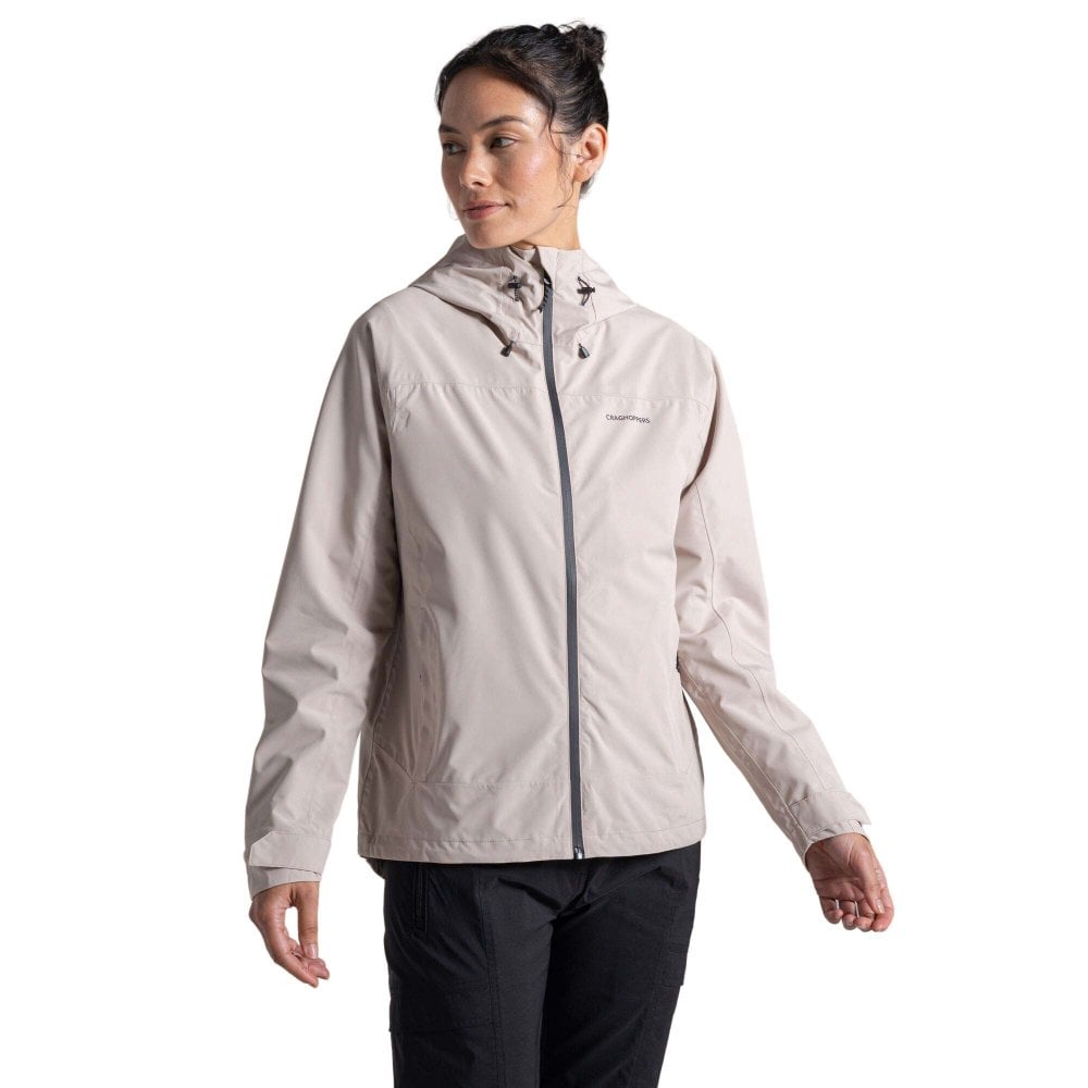 Craghoppers Women's Zohra Waterproof Jacket: : : Soft Mushroom Size 10 - Outdoor Action