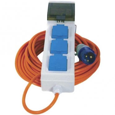 Crusader Products 3 Way Mobile Mains - 15m