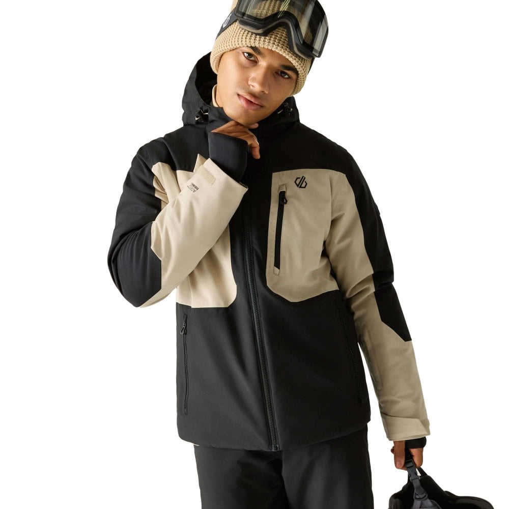 Dare2b Men's Eagle Iv Ski Jacket: : :, Colour: Black/White Pepper 3XL - Outdoor Action