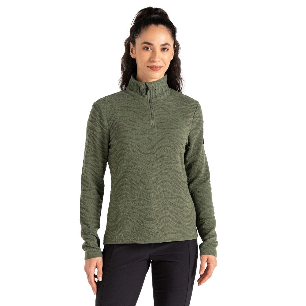 Dare2b Women's Glamourize Ii Midlayer Half Zip Top: : :, Olivine Green Size 8