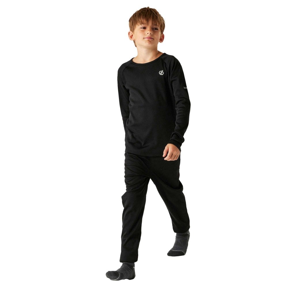 Dare2b Boys Kids Elate Iii Baselayer Set: :, Black Size 7-8 Years - Outdoor Action