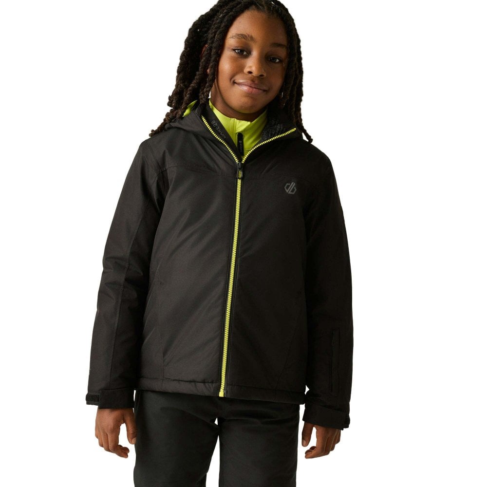Dare2b Unisex Kids Kids Piste Ski Jacket: : : 13 Year Black/ Wild Lime Size 13 Years - Outdoor Action