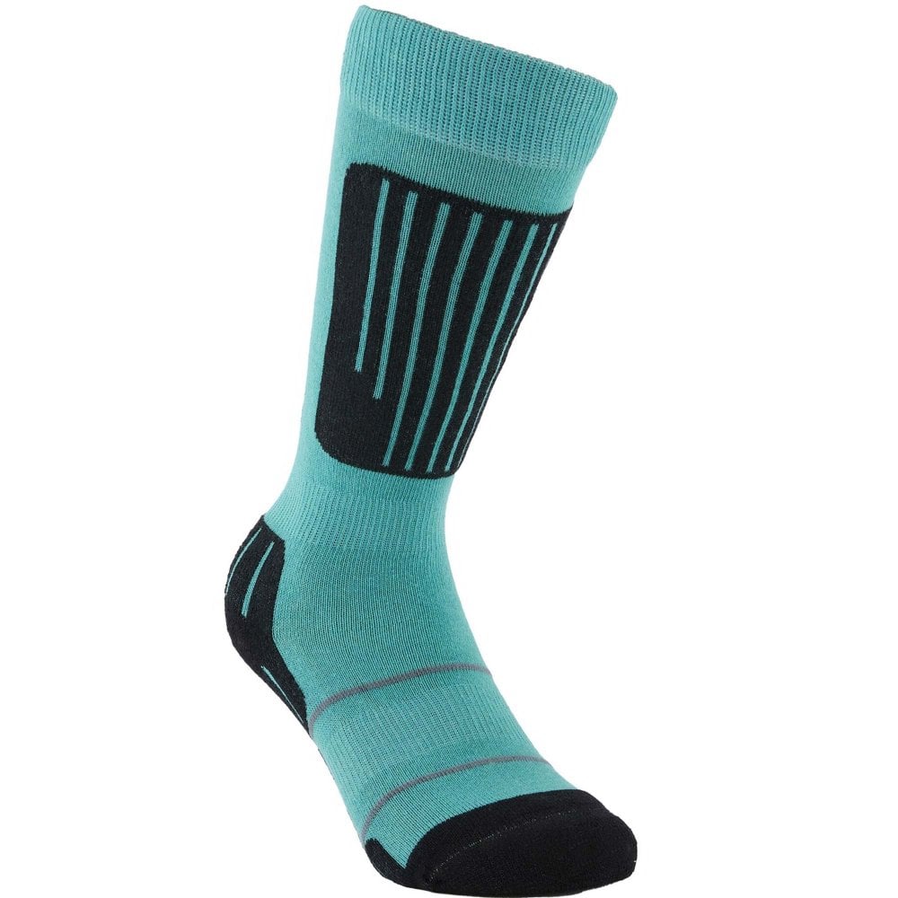 Dare2b Unisex Kids Kids Technical Ski Socks: : :, Bristol Blue/Black Size 12-3 - Outdoor Action