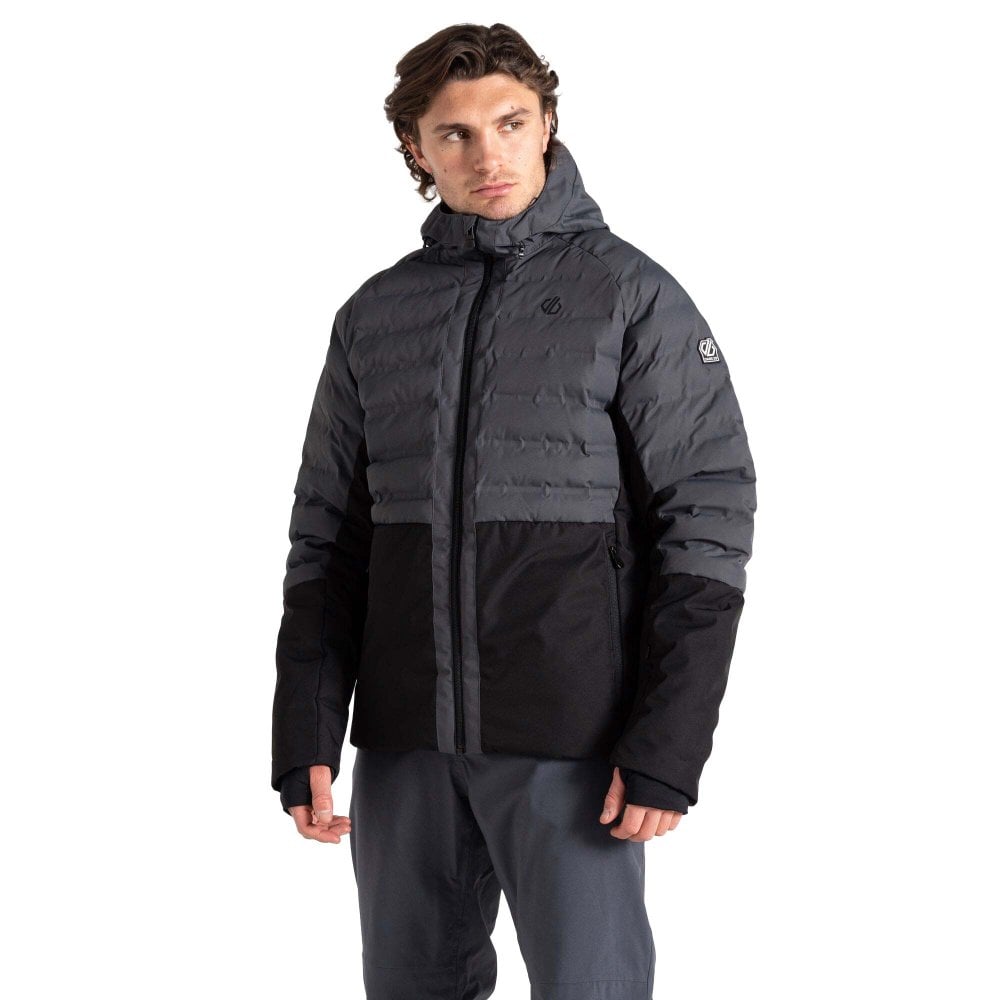 Dare2b Men's Ollie Ii Ski Jacket: : :, Colour: Bla Black/Ebony Grey Extra Large - Outdoor Action