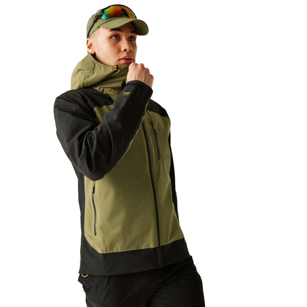 Dare2b Men's Torrek Ii Waterproof Jacket: : :, Co Martini Olive/Black Small - Outdoor Action