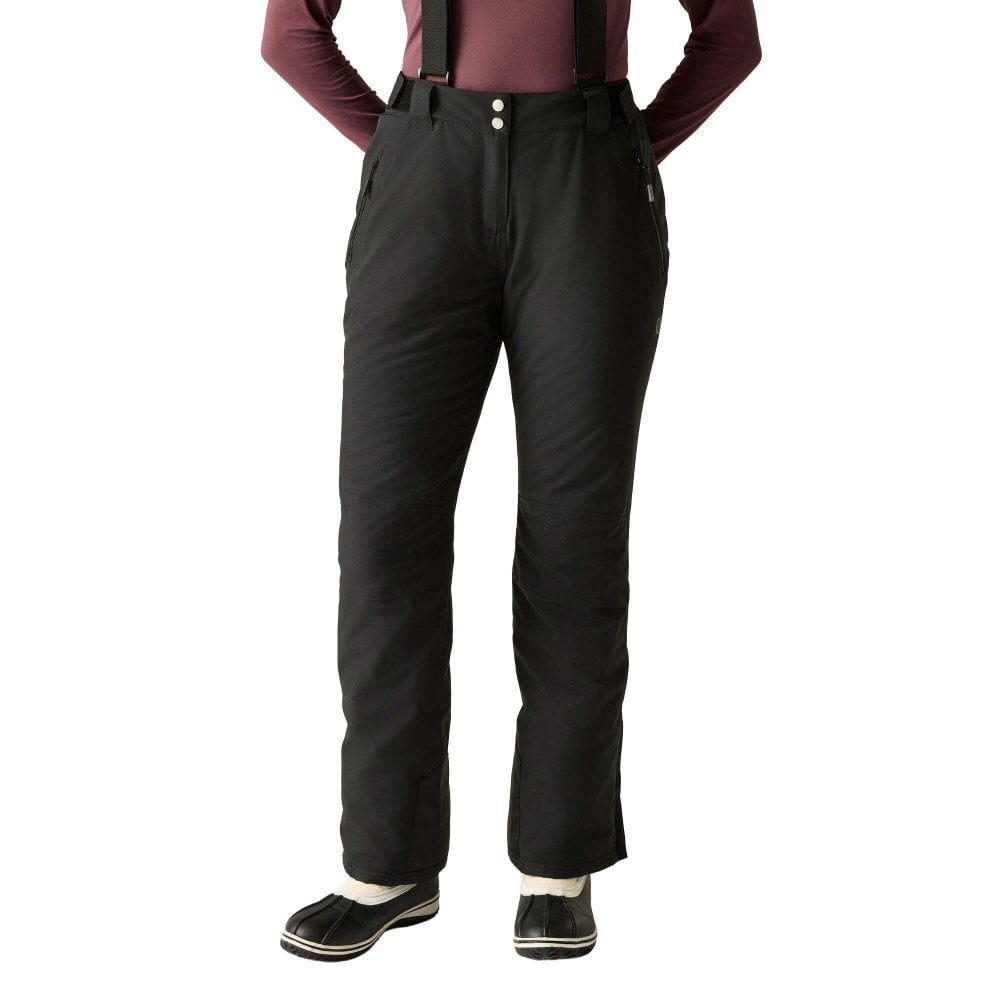 Dare2b Women's Effused Insulated Ii Ski Pant: : Regular Leg: Si Black Size 10 - Outdoor Action