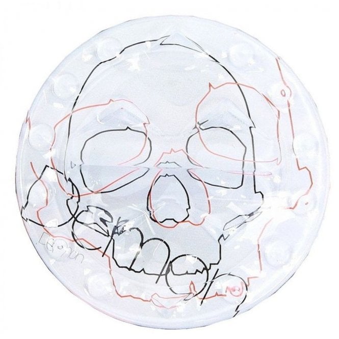 Demon  Skull Round Stomp Pad