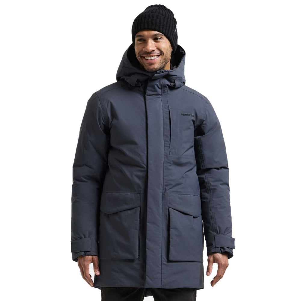 Didriksons Men's Akilles 3 Parka Waterproof Jacket: : :, Sleepy Blue Medium - Outdoor Action