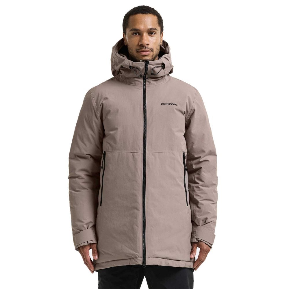 Didriksons Men's Tempest Waterproof Parka: : :, Colour: Ash Brown Xxl - Outdoor Action