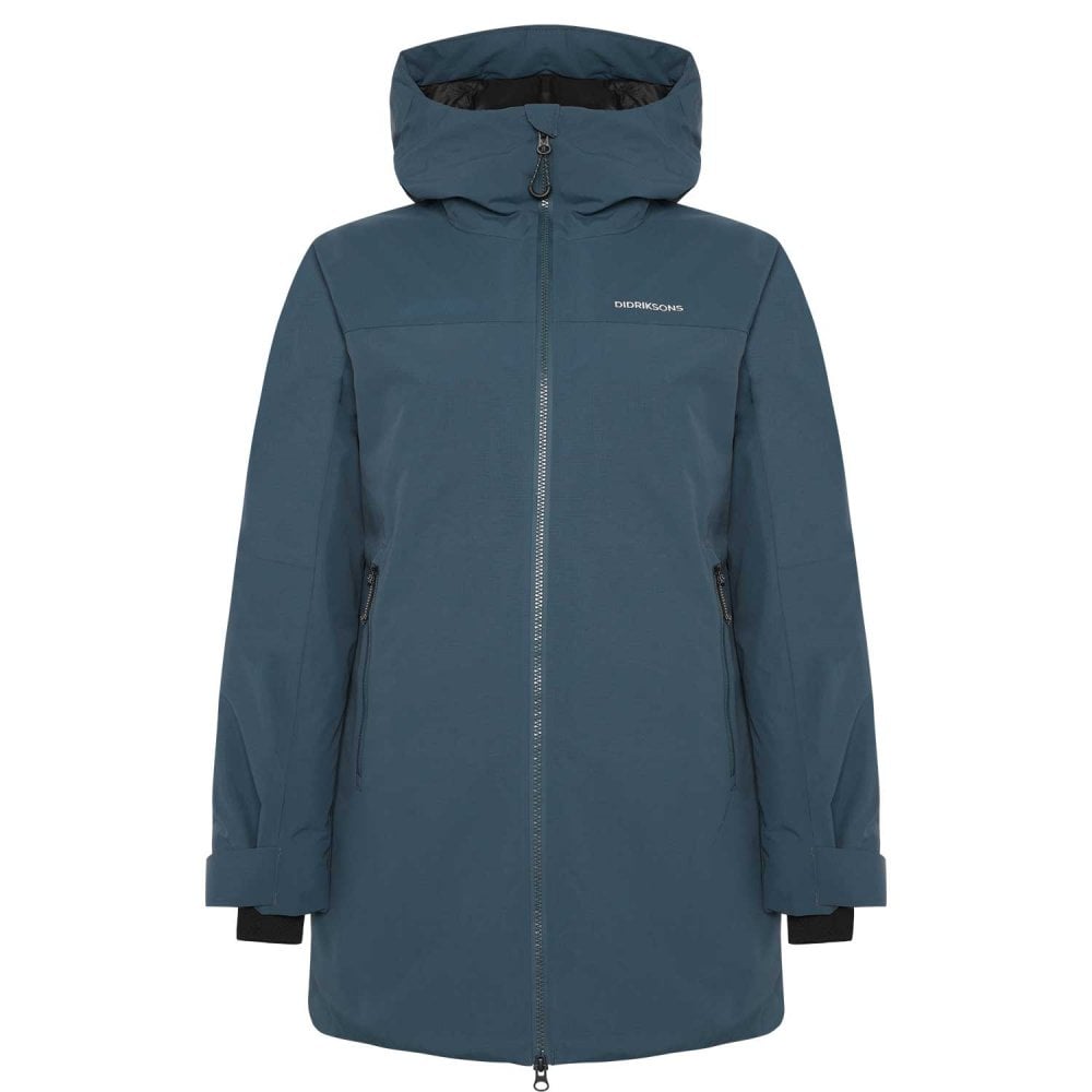Didriksons Women's Marget 2 Parka Waterproof Jacket: : Si Sleepy Blue Size 20 - Outdoor Action