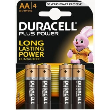 Duracell AA Plus Power Batteries